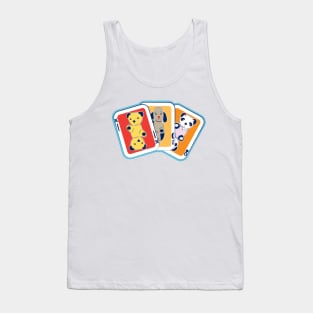 Sooty Playing Card Trio Tank Top